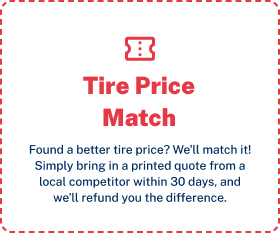 Price Match on Tires